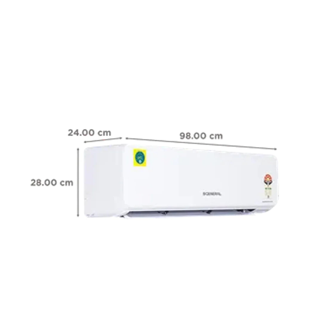 O General EcoBreeze SupremeX 1.5 Ton 5 Star Inverter AC (Model - ASGG18CETA)