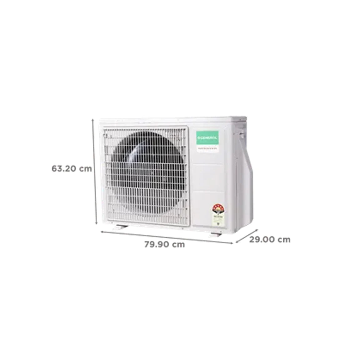 O General EcoBreeze SupremeX 1.5 Ton 5 Star Inverter AC (Model - ASGG18CETA)